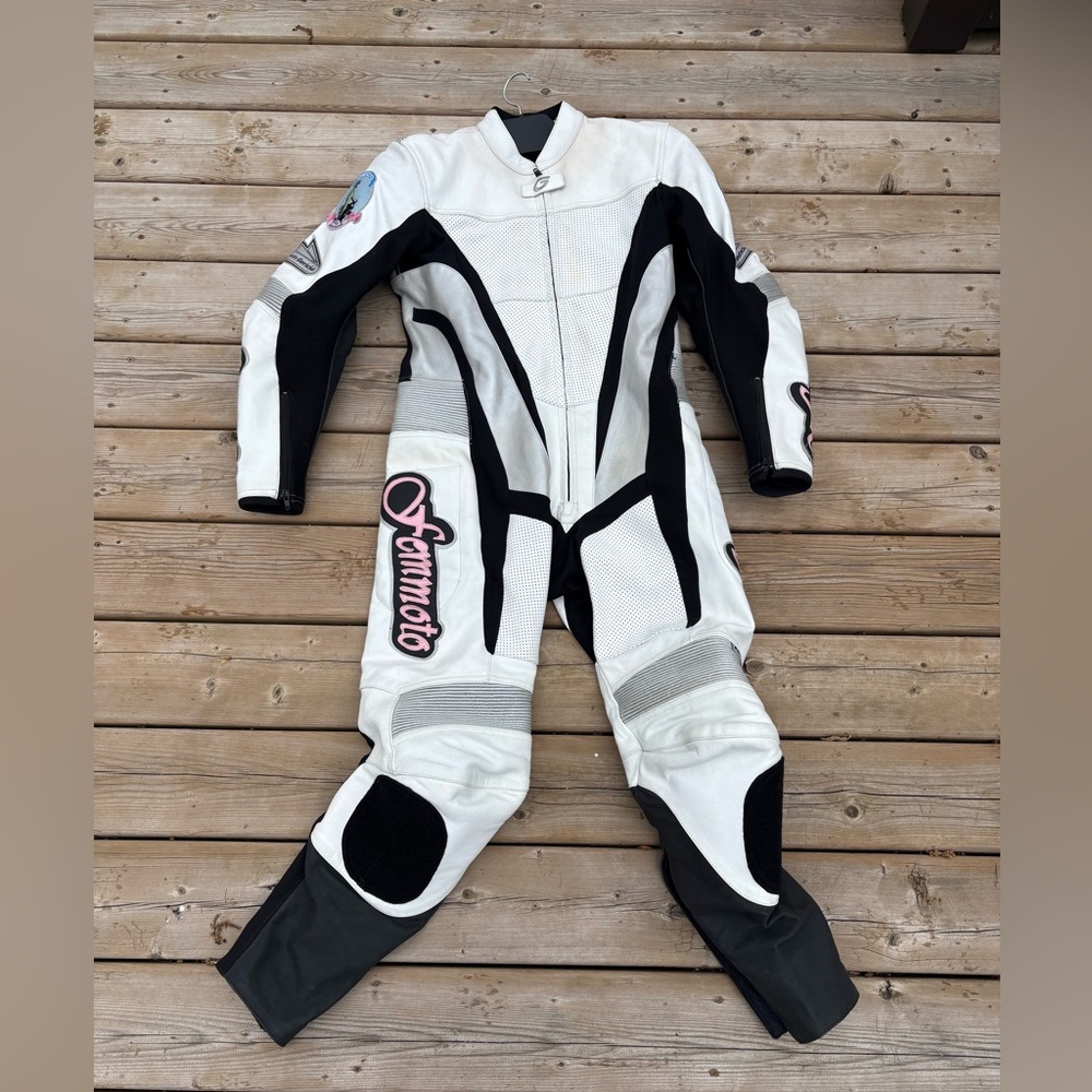 Hein Gericke Ladies One Piece Motorcycle Leather Suit Size 6 - Picture 5 of 15